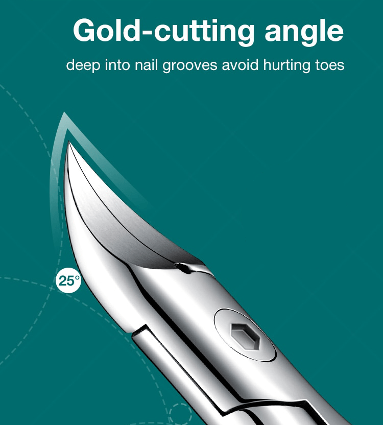 SureClip - Coupe-ongles ergonomique avec protection anti-éclaboussures