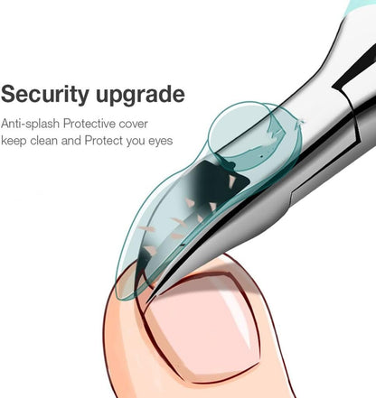 SureClip - Coupe-ongles ergonomique avec protection anti-éclaboussures