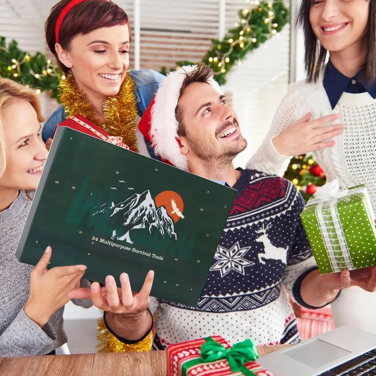 SURVIVAL ADVENT CALENDAR – Men's Outdoor Kit with 24 Essential Tools 2025