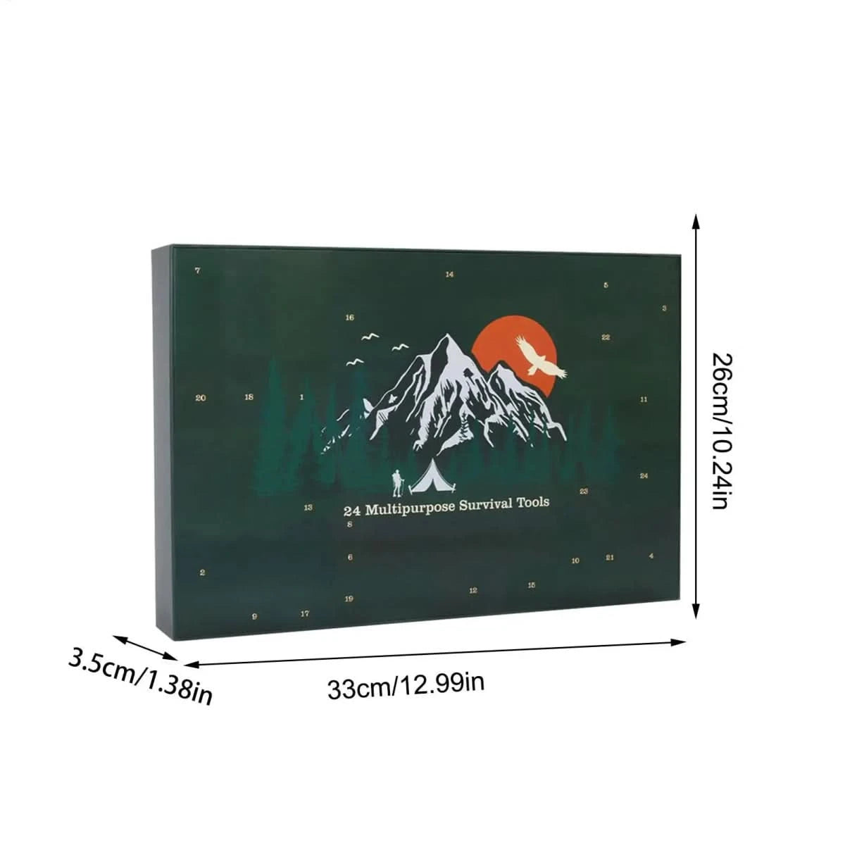 SURVIVAL ADVENT CALENDAR – Men's Outdoor Kit with 24 Essential Tools 2025