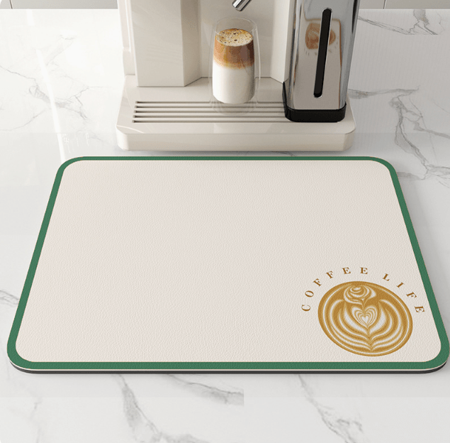 Alfombrilla de Cocina SwiftSoak – Superficie de Diatomita de Secado Rápido para una Cocina Higiénica y Ordenada