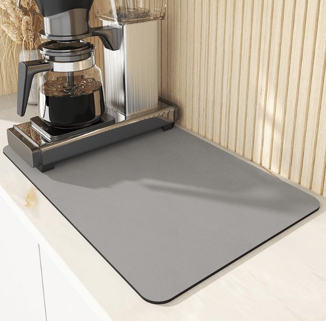 SwiftSoak Kitchen Mat – Fast-Drying Diatomite Surface for a Hygienic, Tidy Kitchen