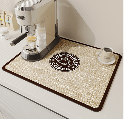 Alfombrilla de Cocina SwiftSoak – Superficie de Diatomita de Secado Rápido para una Cocina Higiénica y Ordenada