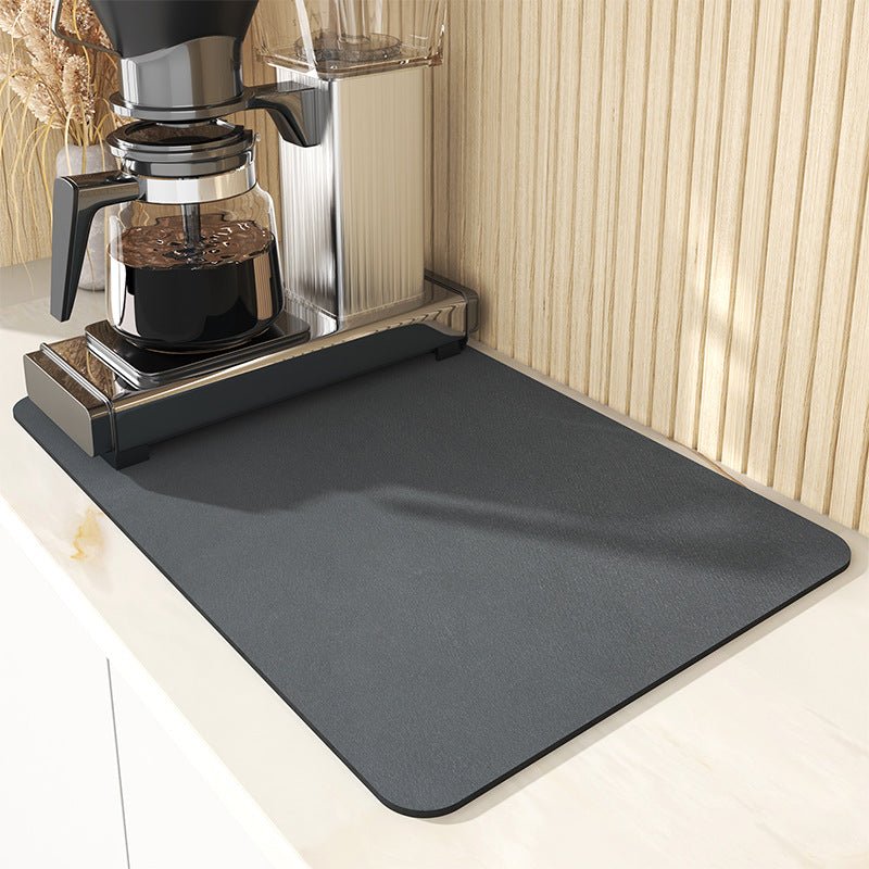 Alfombrilla de Cocina SwiftSoak – Superficie de Diatomita de Secado Rápido para una Cocina Higiénica y Ordenada