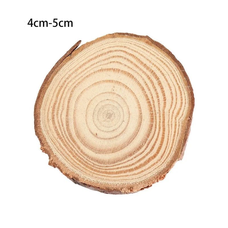 Natural Wooden Beverage Coasters - Eco-Friendly Round Drink Mats for Home 5