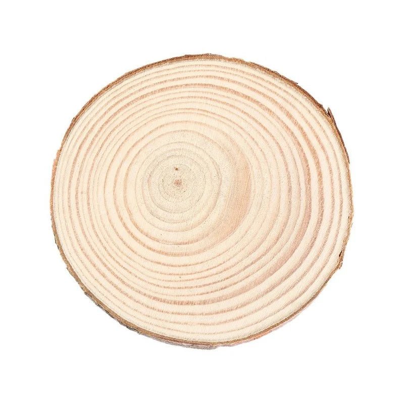Natural Wooden Beverage Coasters - Eco-Friendly Round Drink Mats for Home 6
