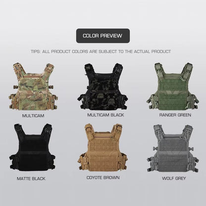 Tactical Armor Carrier - Gilet de protection modulaire avec attache rapide et système Molle