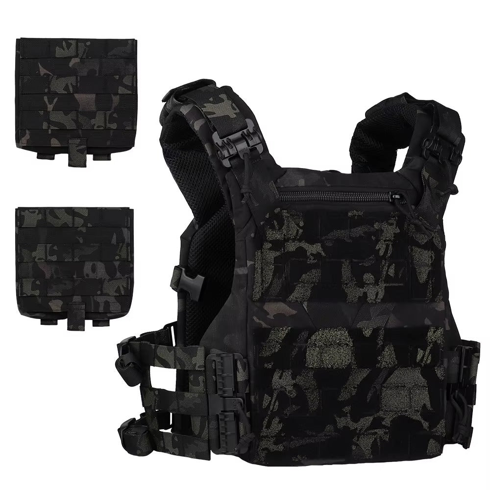 Tactical Armor Carrier - Gilet de protection modulaire avec attache rapide et système Molle