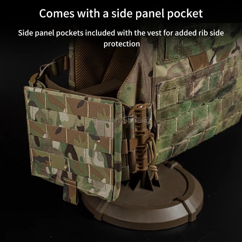Tactical Armor Carrier-Modular protective vest with laser cut-molle & fast solving system 2