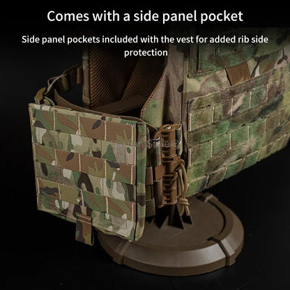 Tactical Armor Carrier-Modular protective vest with laser cut-molle & fast solving system 2