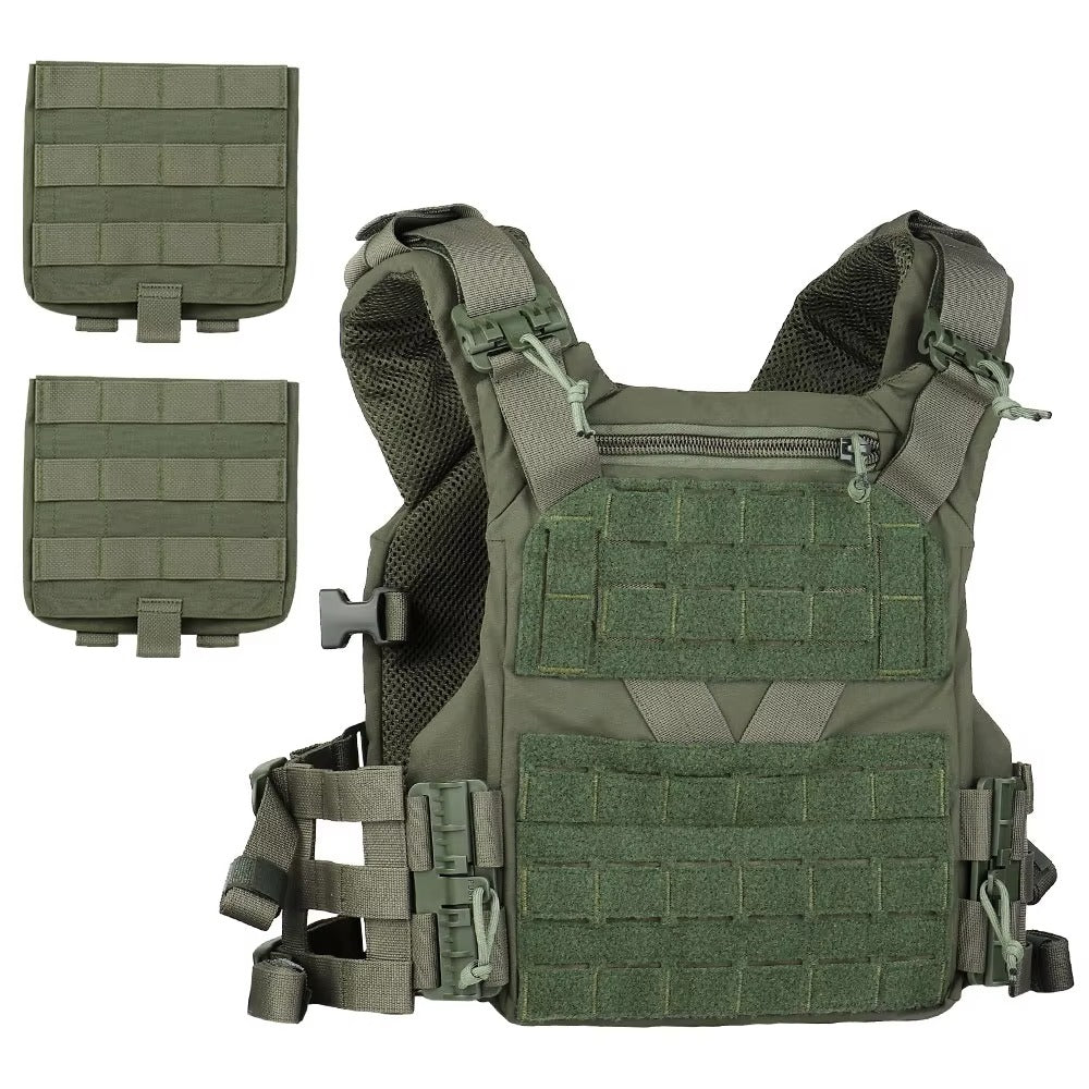 Tactical Armor Carrier - Gilet de protection modulaire avec attache rapide et système Molle