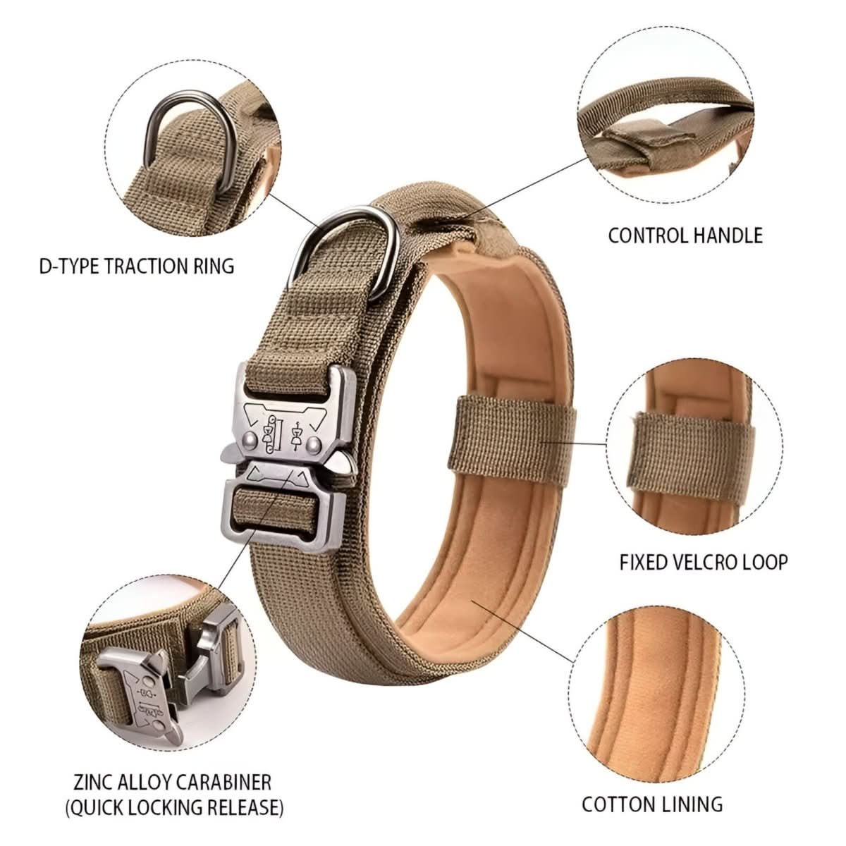  Tacticalk9 dog collar set - robust & comfortable design for every adventure-5