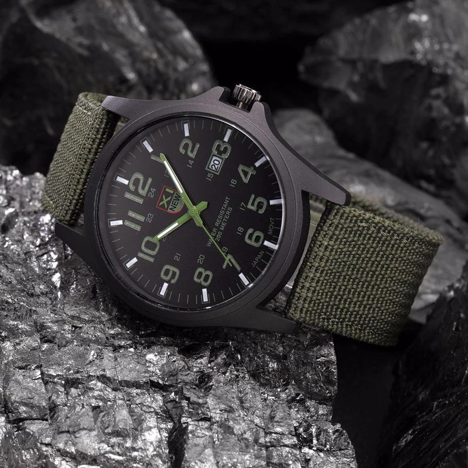 Tactical Military Watch - Shockproof, 200m Water Resistant Outdoor Wristwatch 0