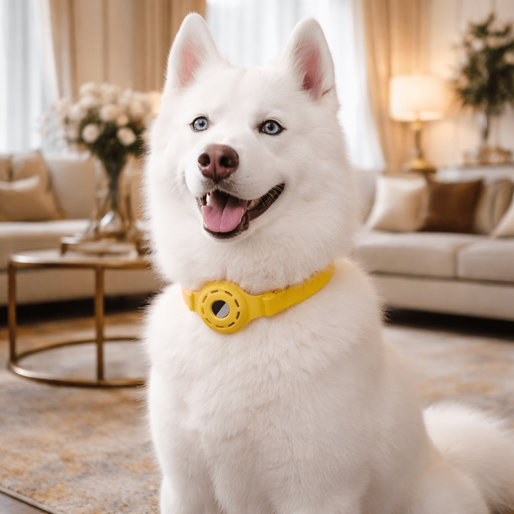 TAGLOOP PETNOVA – Adjustable Silicone Pet Collar for Apple Airtag Tracking