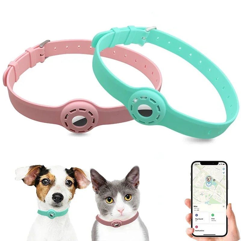 SILITRACK – Adjustable Silicone Pet Collar for Apple Airtag 1