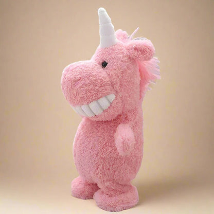 Talk-A-Tale Buddy - Peluche interattivo parlante e canterino per bambini - Design unicorno