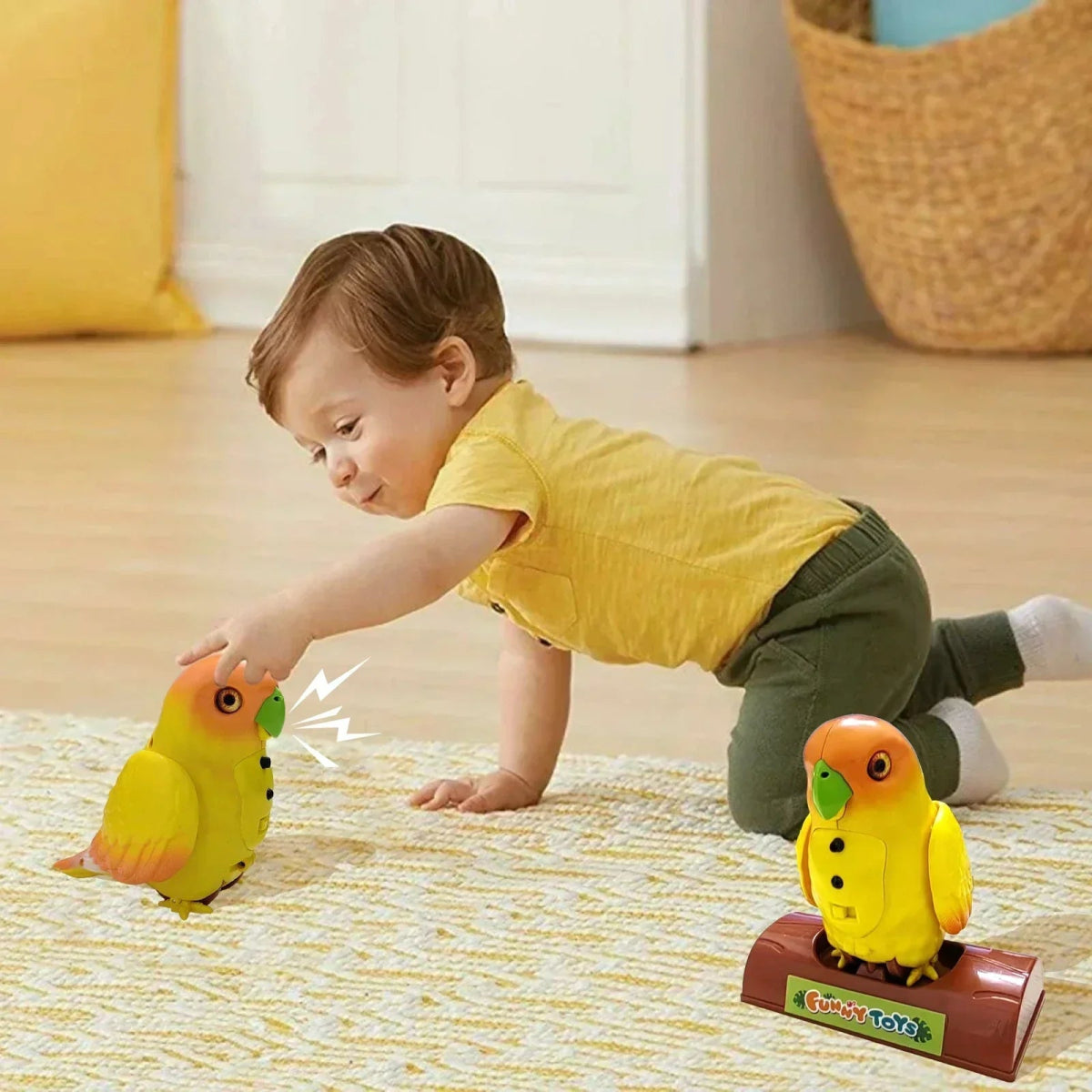Talkybird – Interaktívny papagáj, ktorý opakuje všetko a prináša smiech