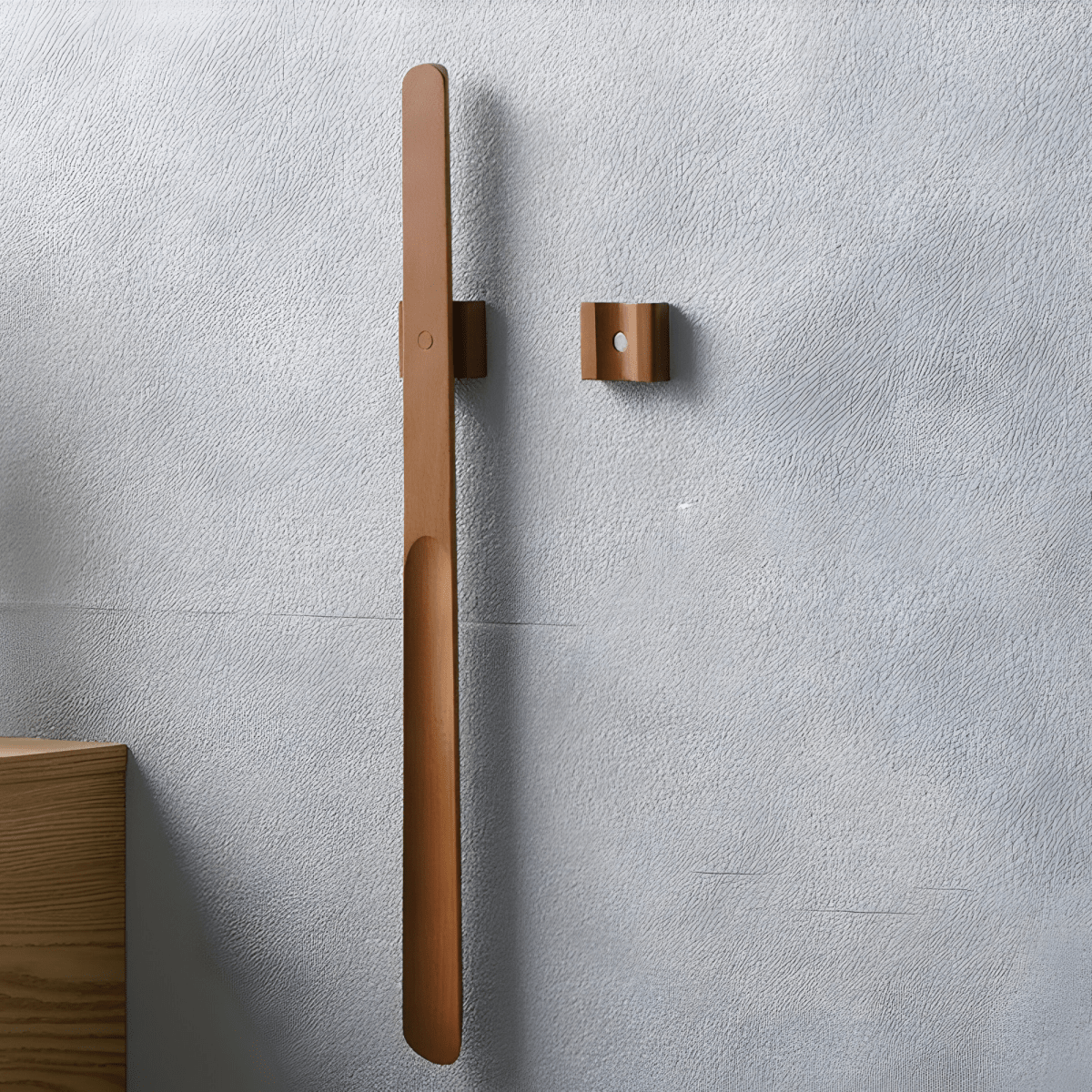 KomfortKick - Extra Long Magnetic Wooden Shoehorn for Effortless Use - 55 cm 4