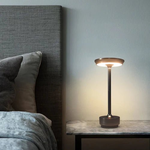 ECLARO – Lampe de table rechargeable avec lumière LED dimmable