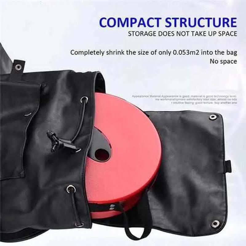 Telescopic Folding Stool - Adjustable Height, Lightweight, Portable Indoor/Outdoor Seat - 12 Positions, Weather-Resistant Polymer-6