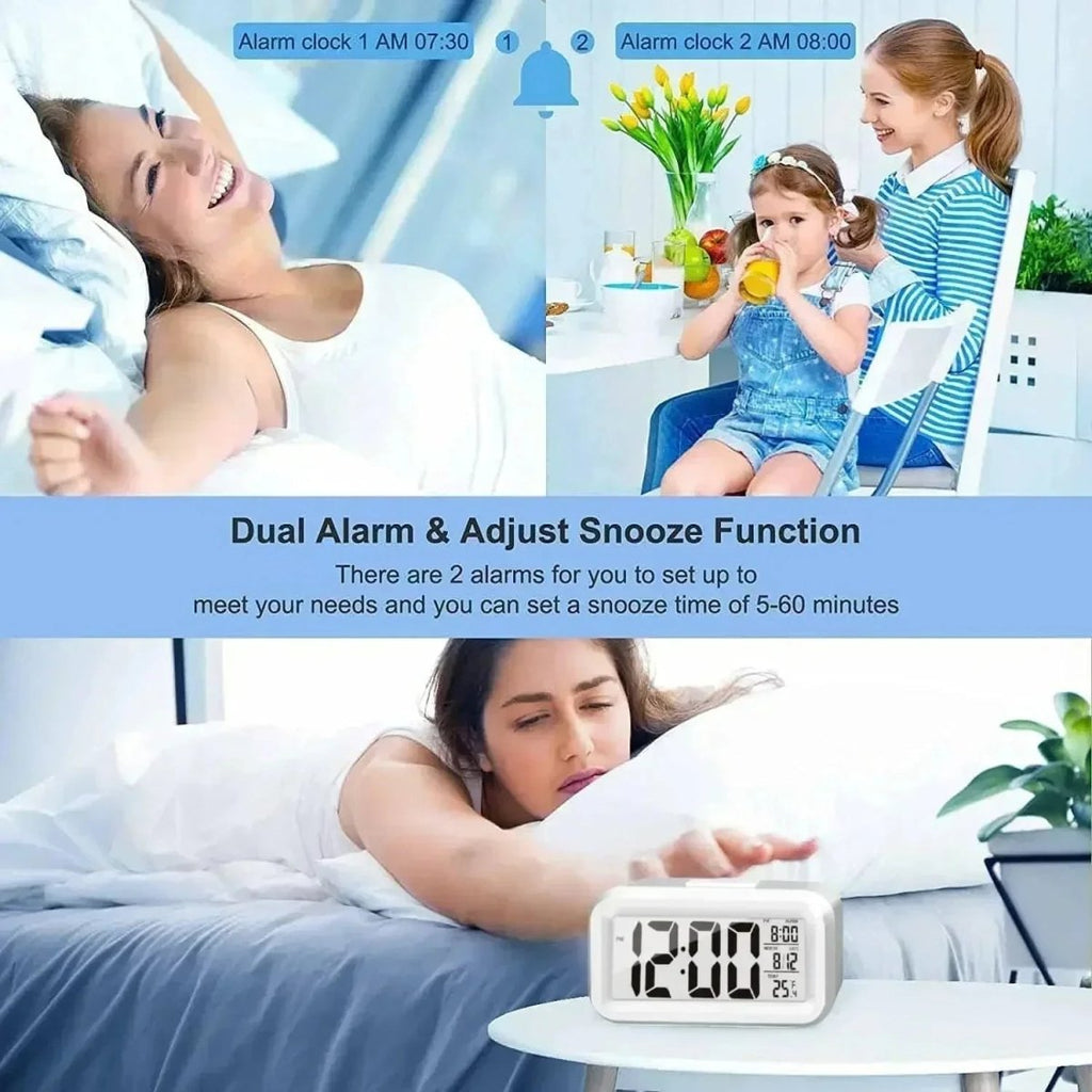CALENDRA MINI – Multifunction LED Digital Alarm Clock with Snooze 2