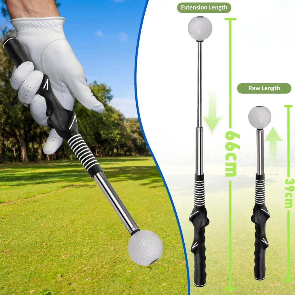 RHYTHMCLICK – Retractable Golf Swing Trainer with Click Feedback 7