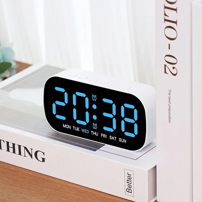 TIMESYNC SMART – LED Digital Alarm Clock with Dual Alarm & Temperature Display 5