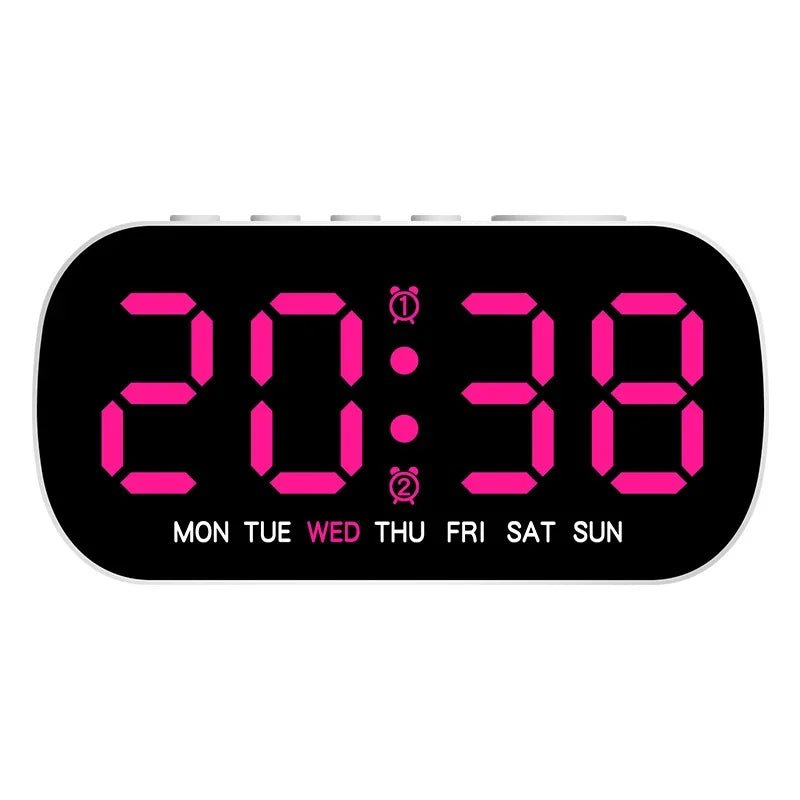 TIMESYNC SMART – LED Digital Alarm Clock with Dual Alarm & Temperature Display 7