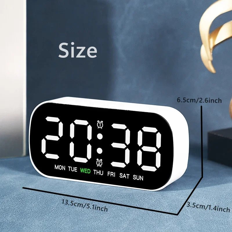 TIMESYNC SMART – LED Digital Alarm Clock with Dual Alarm & Temperature Display 6