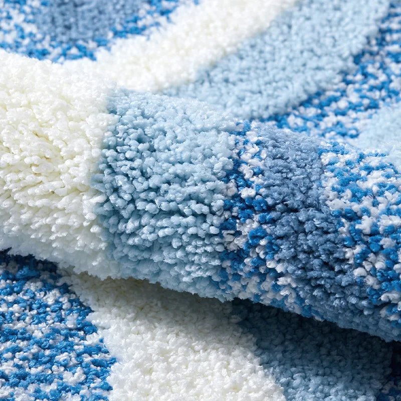 TERRALUX – Organischer Plüschteppich mit ultraweicher Mikrofaser & rutschfester Unterseite