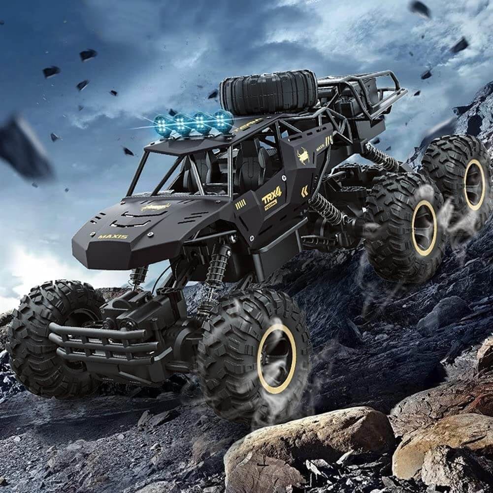 ROCKBEAST – 6WD RC Monster Truck with LED Lights, 52 km/h Speed, Off-Road Fun 1