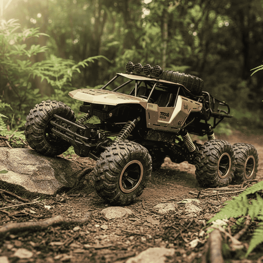 ROCKBEAST – 6WD RC Monster Truck with LED Lights, 52 km/h Speed, Off-Road Fun 0