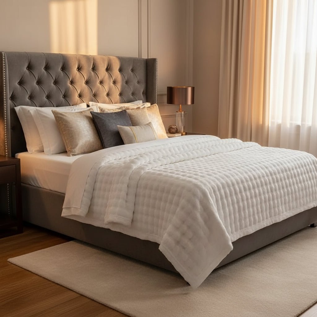 BUBBLECLOUD – Cozy 3D Bubble Plush Throw Blanket for All Seasons 1