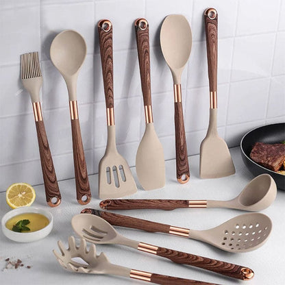  SiliconeEea kitchen utensils set - heat -resistant & stylish for every kitchen-1