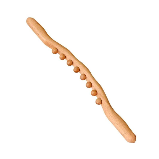 Woodease Pro - Bâton de massage Gua Sha en bois naturel pour le soulagement des muscles du corps entier