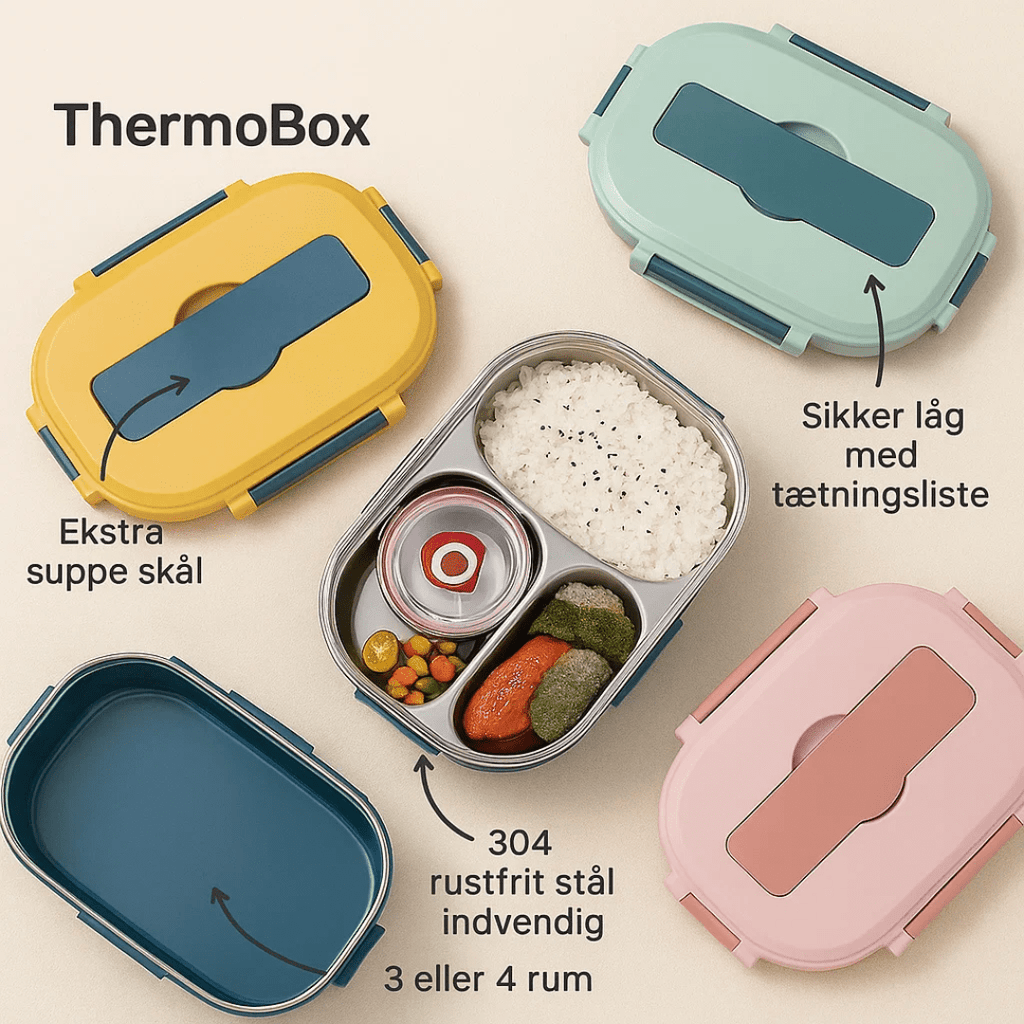 THERMOBOX – Ruostumattomasta teräksestä valmistettu eväsrasia tuoreille ja maukkaille aterioille