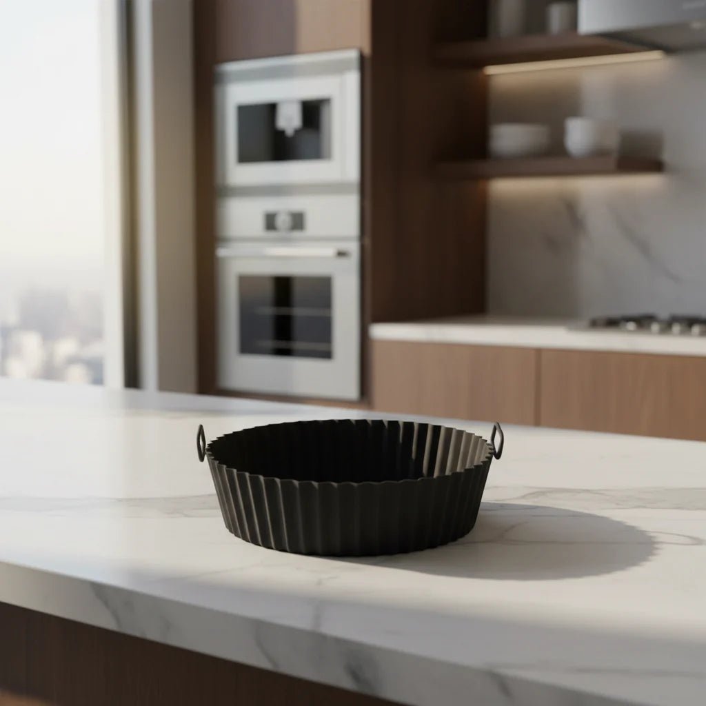 THERMOFRY – Forro Reutilizável de Silicone para Fritadeira de Ar para Cozinhar Limpo e Antiaderente