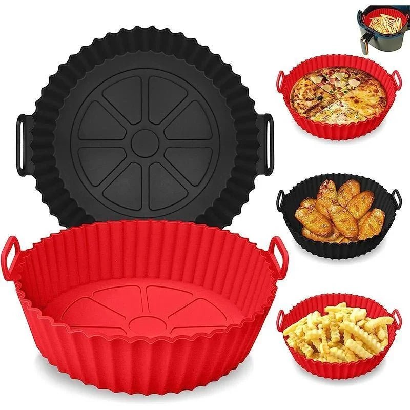THERMOFRY – Forro Reutilizável de Silicone para Fritadeira de Ar para Cozinhar Limpo e Antiaderente