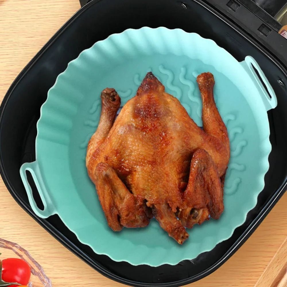 THERMOFRY – Forro Reutilizável de Silicone para Fritadeira de Ar para Cozinhar Limpo e Antiaderente