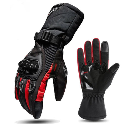 Thermogrip Moto Gloves-waterproof winter motorcycle gloves with 3-layer insulation & carbon fiber protection 2