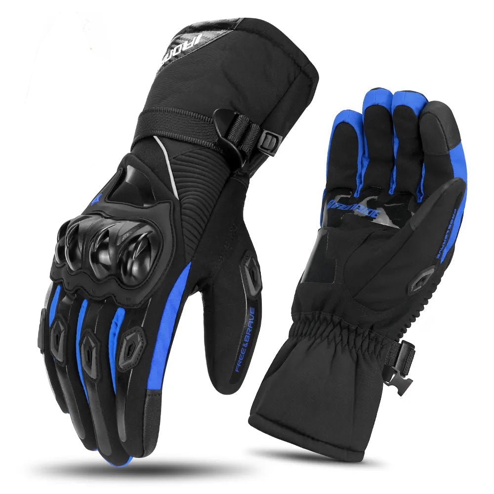Thermogrip Moto Gloves-waterproof winter motorcycle gloves with 3-layer insulation & carbon fiber protection 1