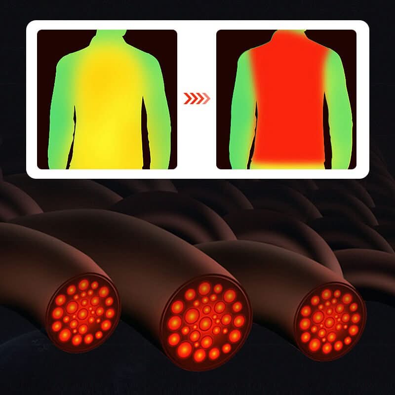 THERMOWARM – Colete Aquecido com 13 Zonas para Conforto Máximo no Inverno
