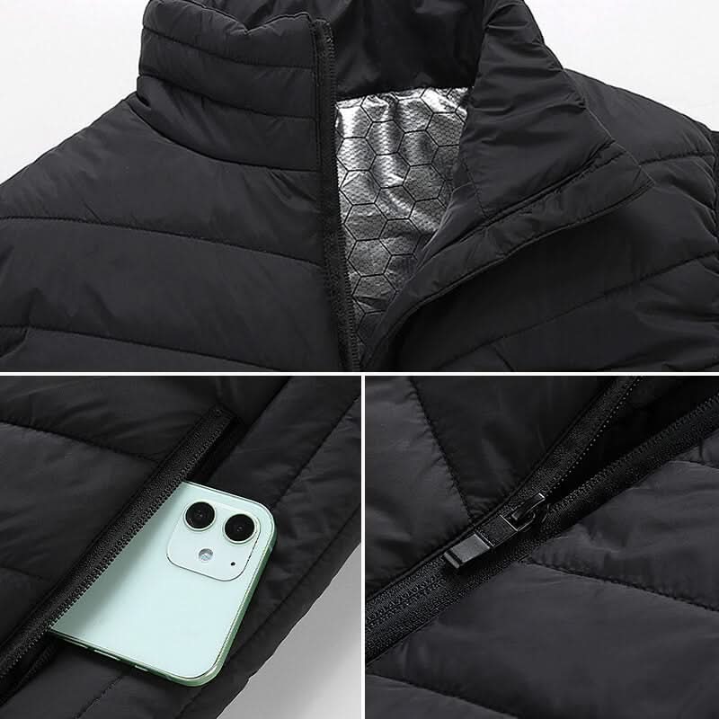 THERMOWARM – Colete Aquecido com 13 Zonas para Conforto Máximo no Inverno