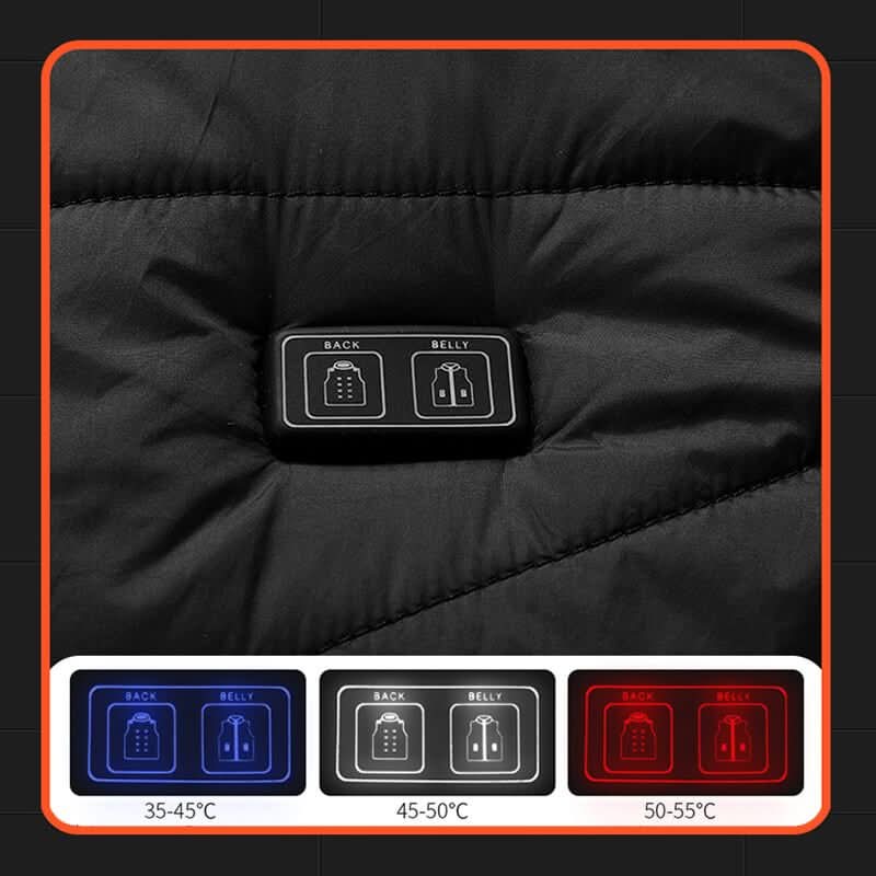 THERMOWARM – Colete Aquecido com 13 Zonas para Conforto Máximo no Inverno