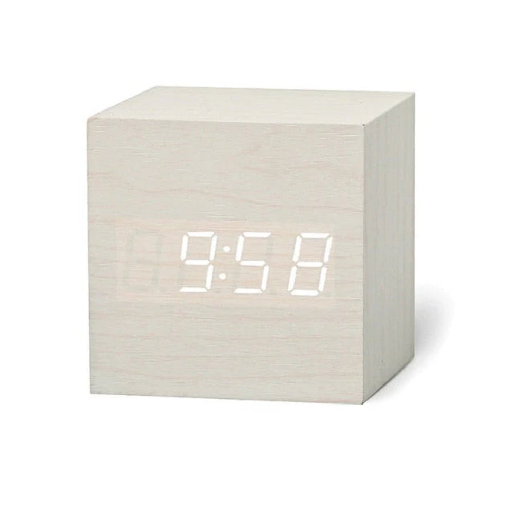 TIMECUBE - Mini réveil numérique compact à LED pour les chambres élégantes