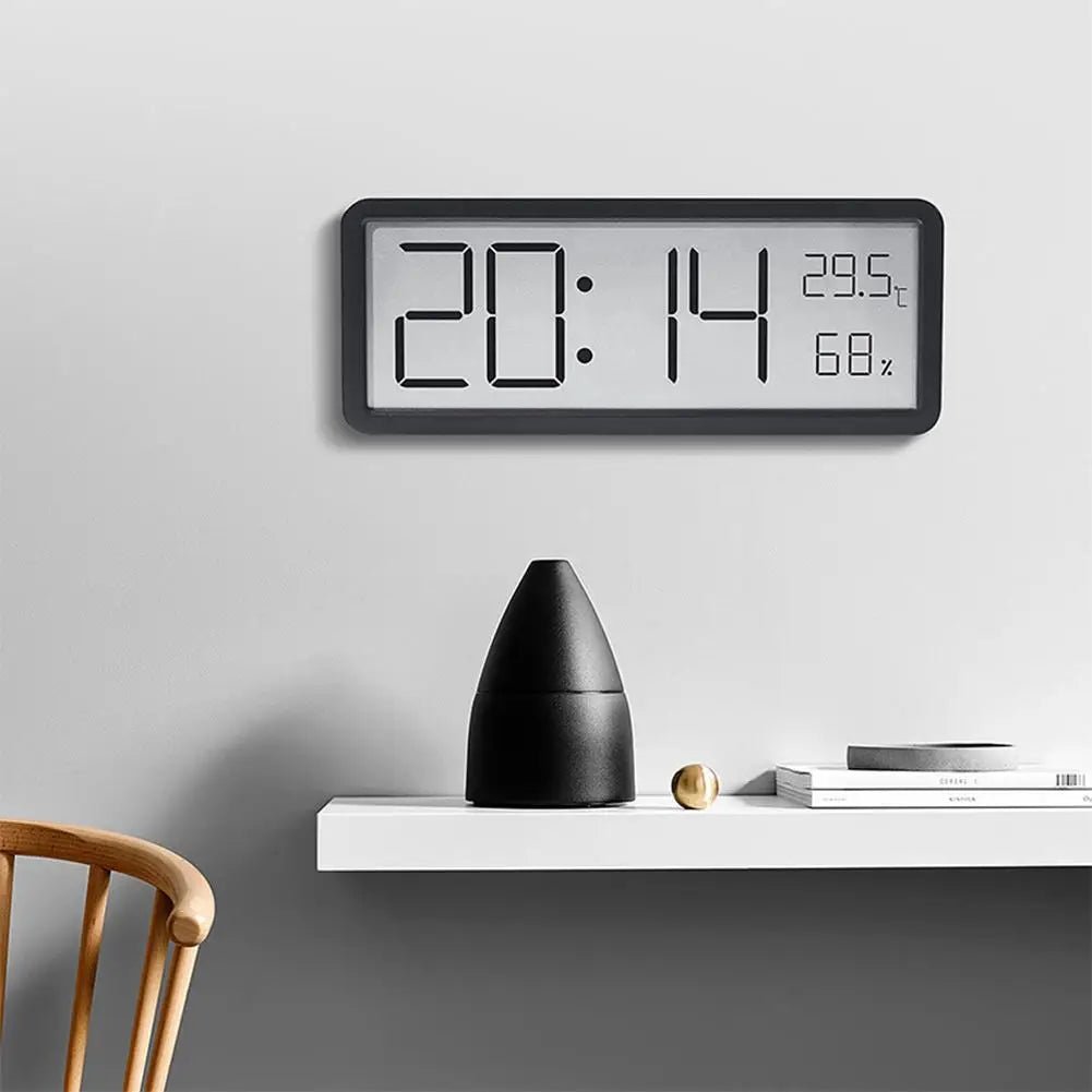TIMESCOPE – Large Digital Wall Clock with LED Display and Climate Sensor 2