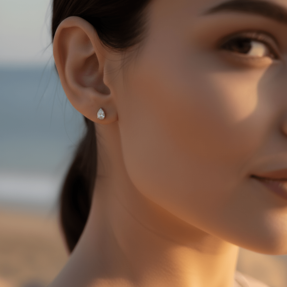 Coastal Dewdrop Studs Earrings