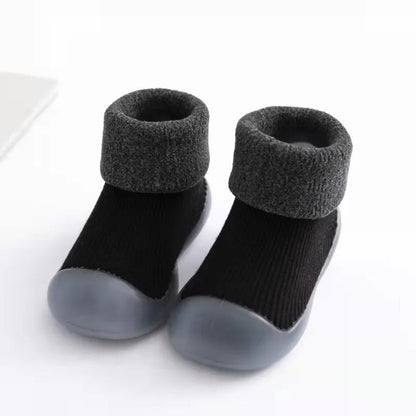 TinySteps Grip Socks - Calzini antiscivolo per bambini con suola in gomma per primi passi in sicurezza