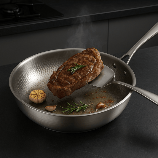 Titan Premium Pan – Hammered Titanium Pan for All Heat Sources