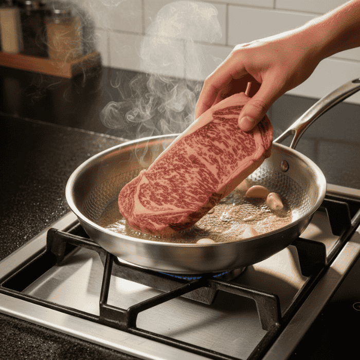 Titan Premium Pan - gehämmerte Titanpfanne für alle Wärmequellen